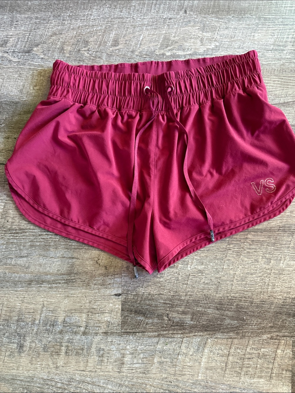 Victoria's Secret Sport Burgundy Athletic Drawstring Shorts